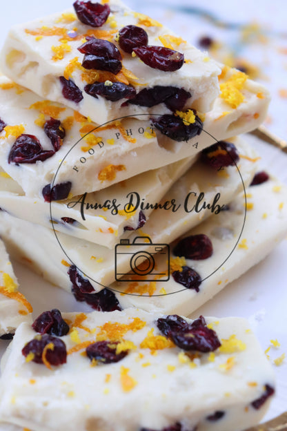 White chocolate cranberry bark  - semi exclusive set 1