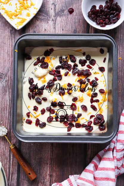 White chocolate cranberry bark  - semi exclusive set 3