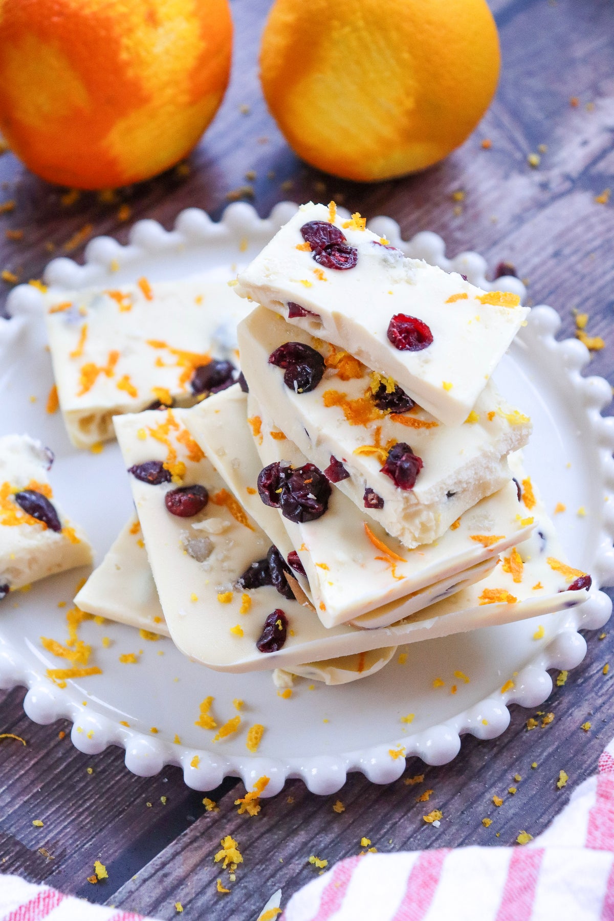 White chocolate cranberry bark  - semi exclusive set 3