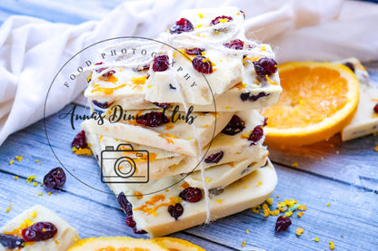 White chocolate cranberry bark  - semi exclusive set 6