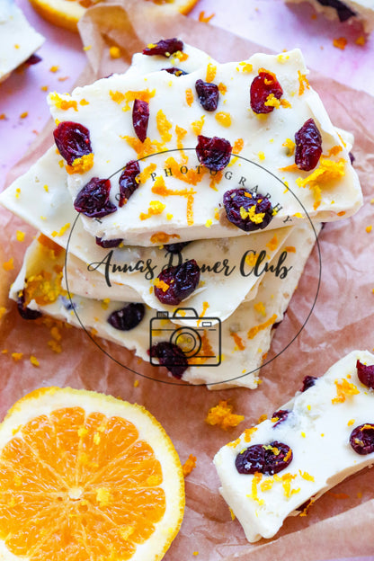 White chocolate cranberry bark  - semi exclusive set 2