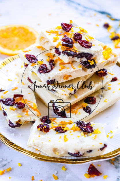 White chocolate cranberry bark  - semi exclusive set 1