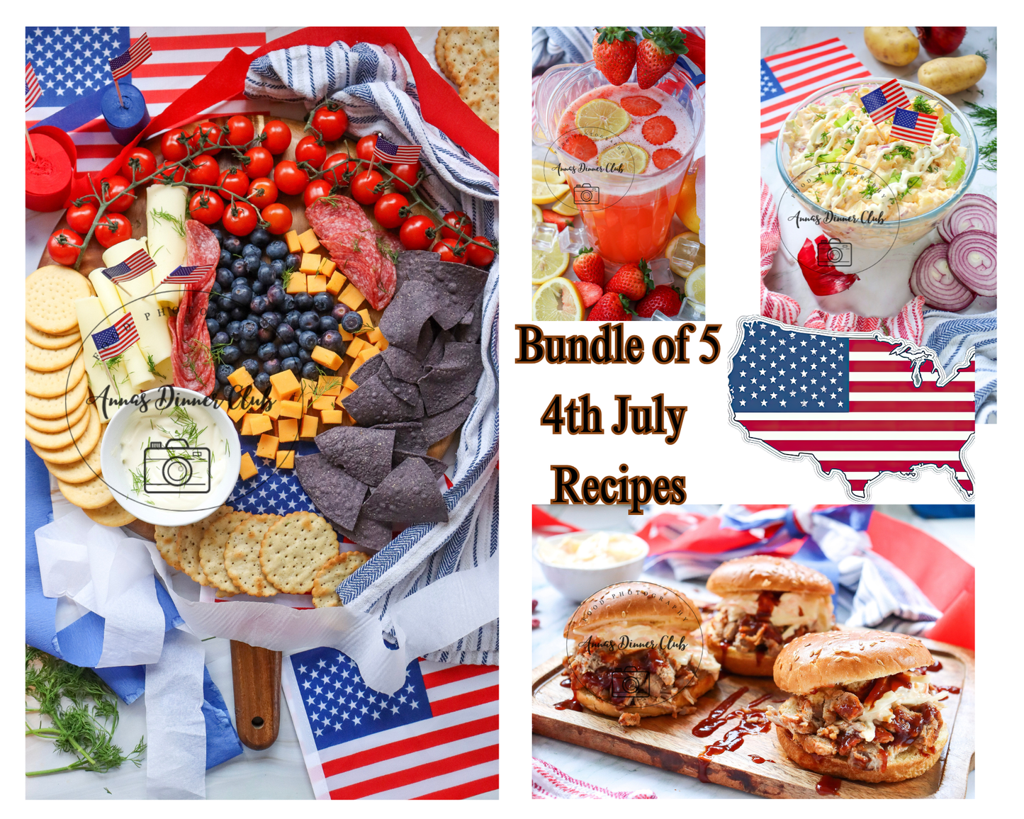 New Bundle of 4th July recipes (2026 Edition) PLR set