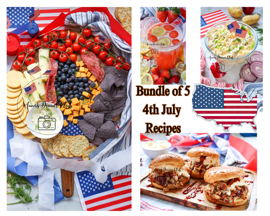 New Bundle of 4th July recipes (2026 Edition) PLR set