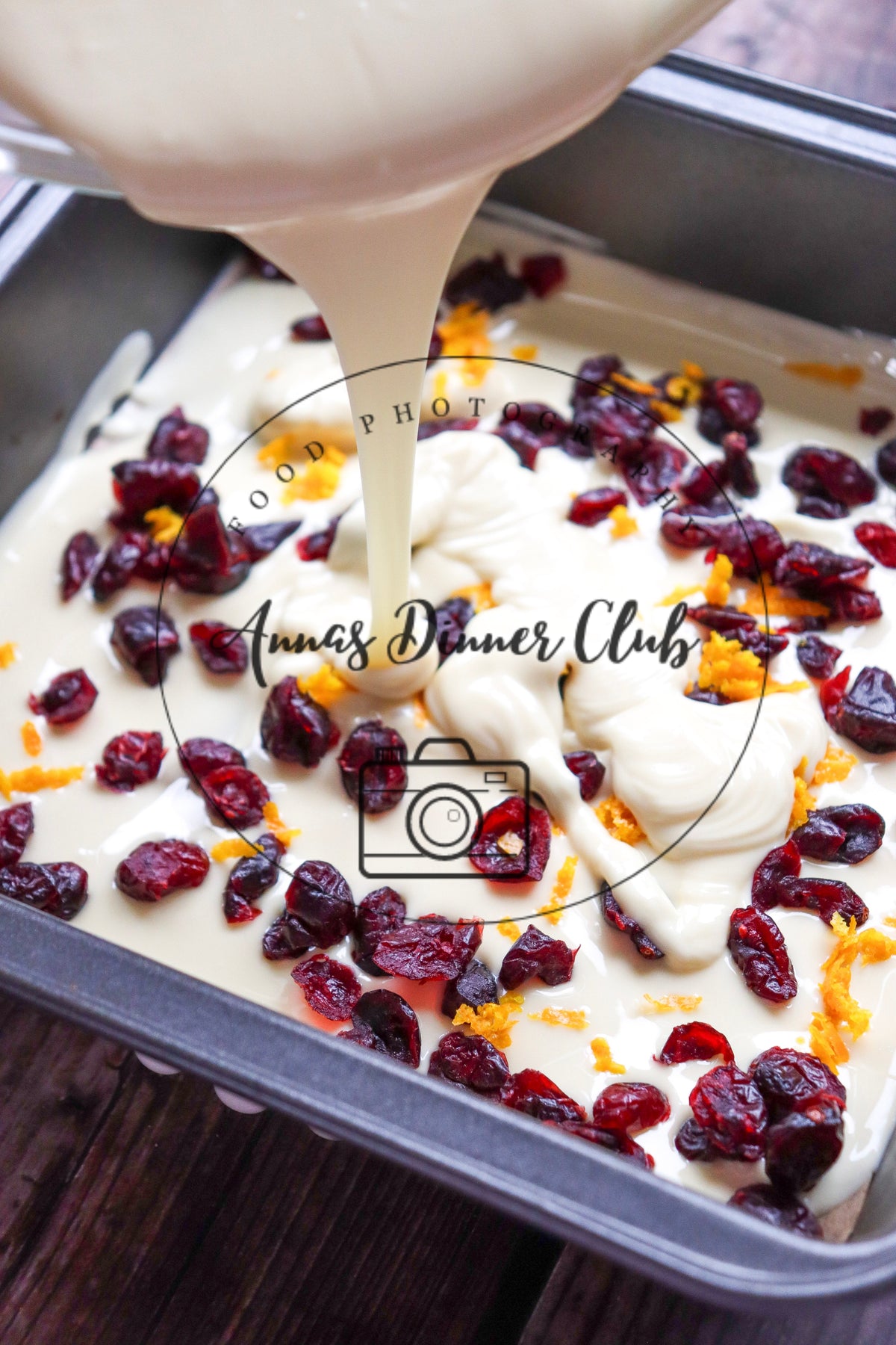 White chocolate cranberry bark  - semi exclusive set 6