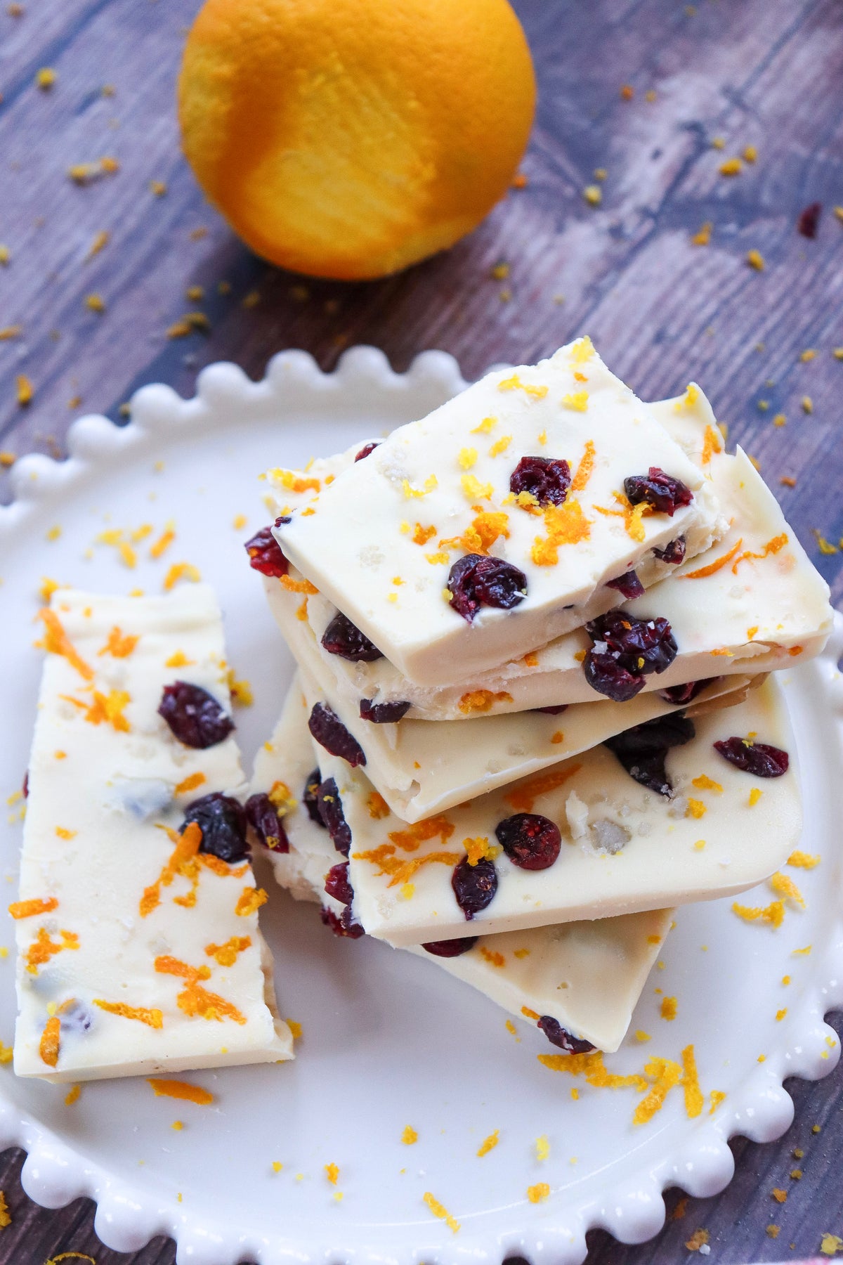 White chocolate cranberry bark  - semi exclusive set 3