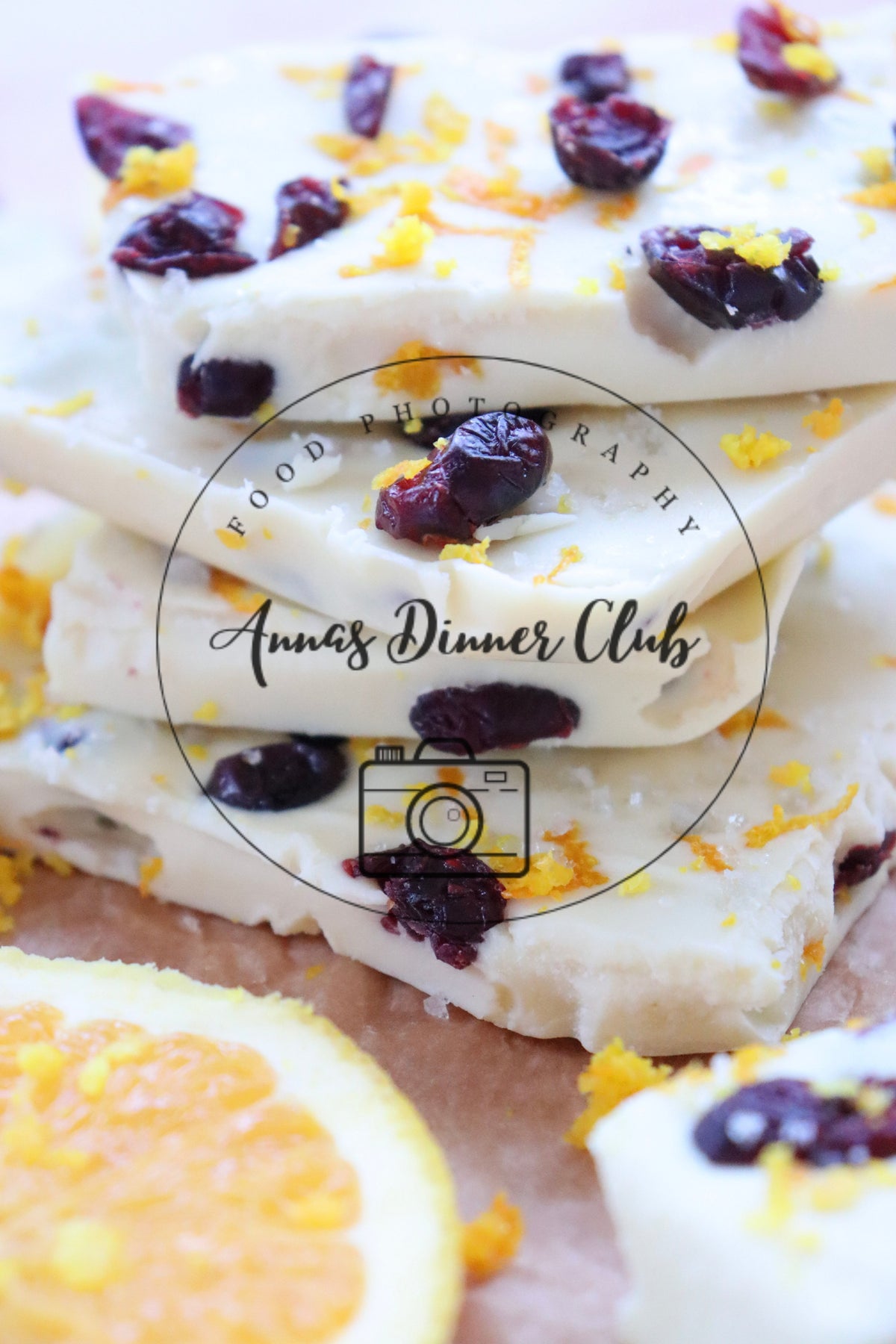 White chocolate cranberry bark  - semi exclusive set 2