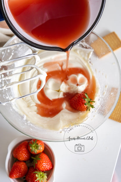 Strawberry no bake cheesecake PLR set