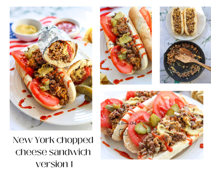 New York food bundle   -limited to 20 buyers PLR set ( 8  recipes)