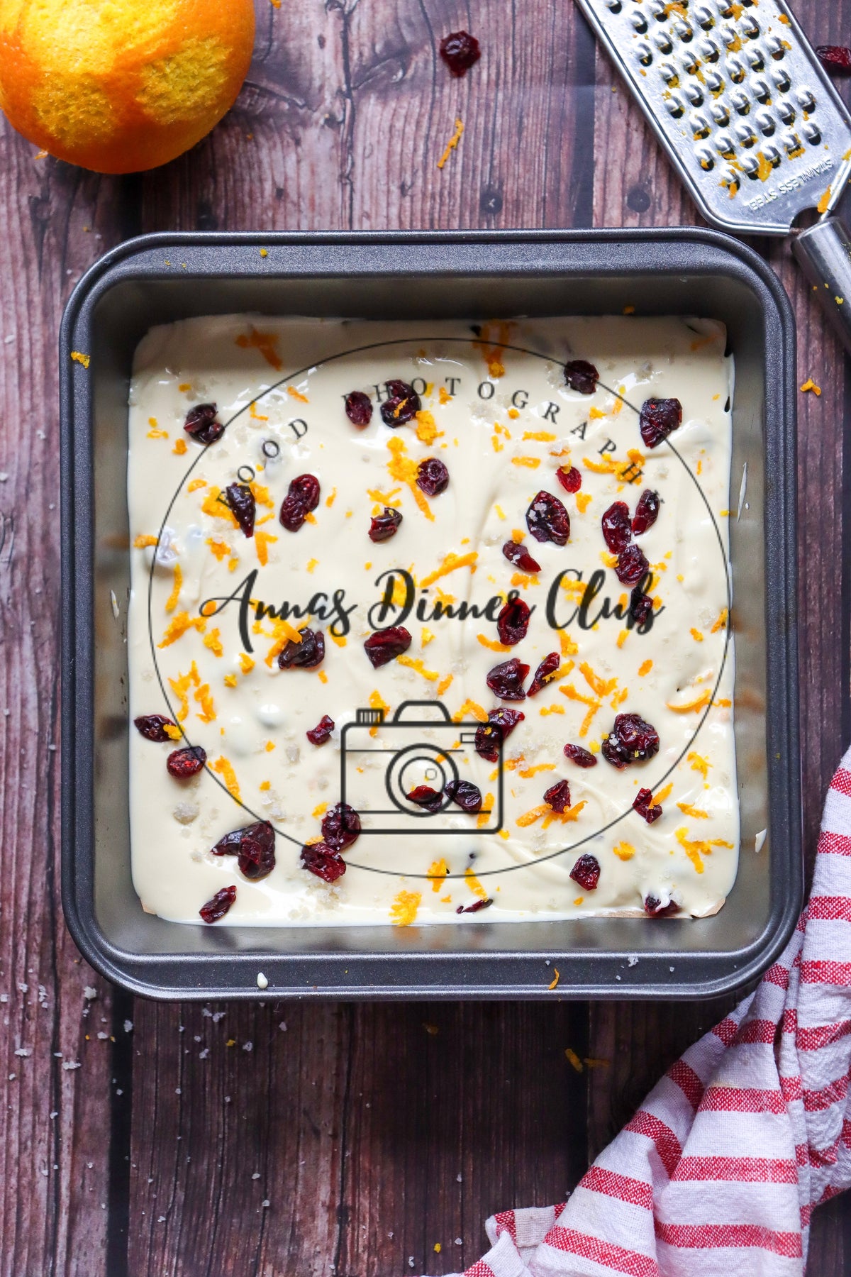 White chocolate cranberry bark  - semi exclusive set 3