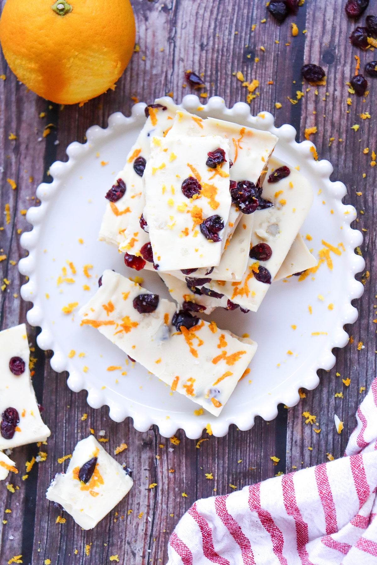 White chocolate cranberry bark  - semi exclusive set 3