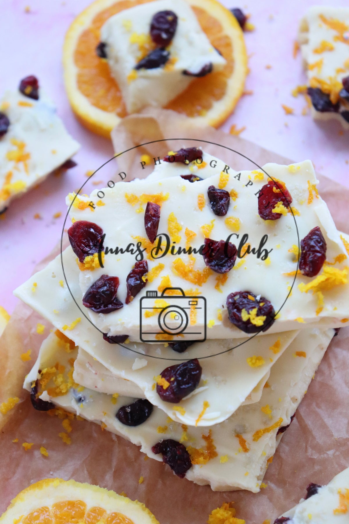 White chocolate cranberry bark  - semi exclusive set 2