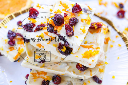 White chocolate cranberry bark  - semi exclusive set 1