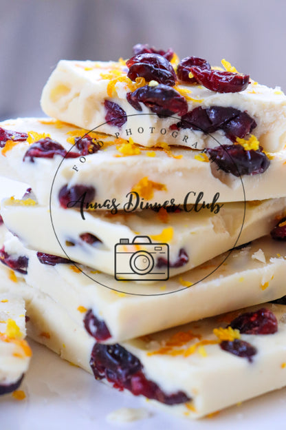 White chocolate cranberry bark  - semi exclusive set 1