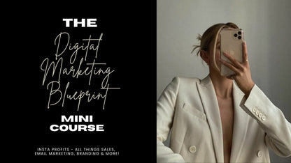 The digital mini course -The digital marketing blueprint  PLR MMR RESELL RIGHTS