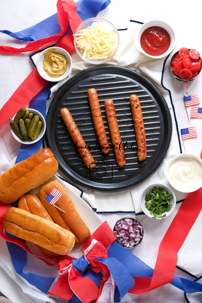 Fourth of July Classic Hot Dogs PLR set