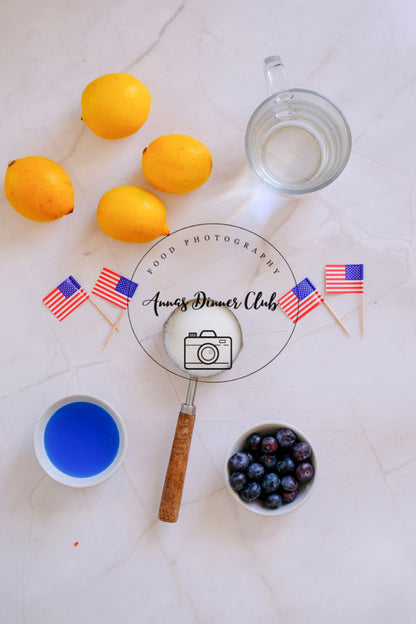 Fourth of July Blue Curacao Mocktail -  PLR SET