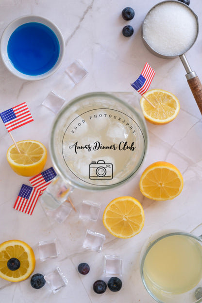 Fourth of July Blue Curacao Mocktail -  PLR SET