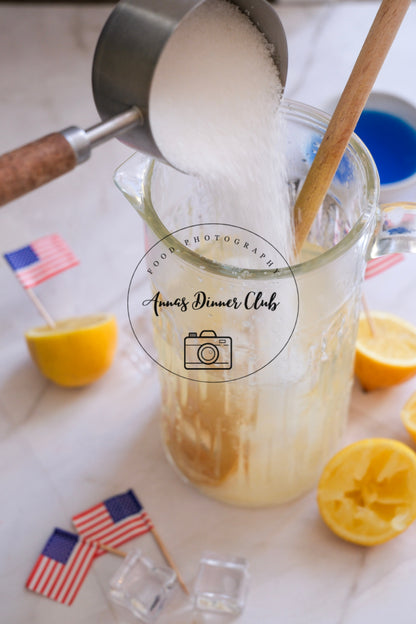 Fourth of July Blue Curacao Mocktail -  PLR SET