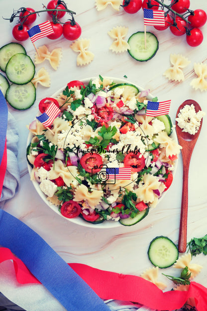 Fourth of July Pasta Salad PLR set