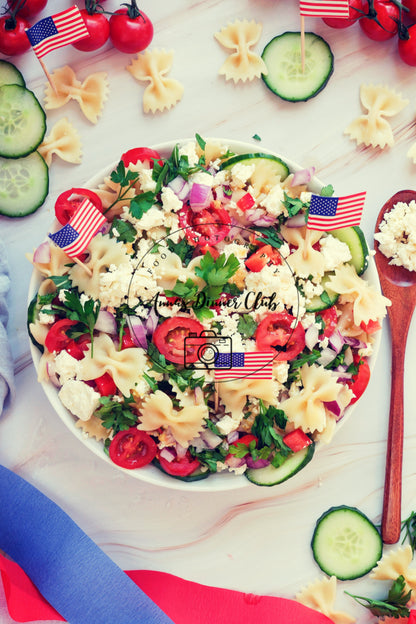 Fourth of July Pasta Salad PLR set