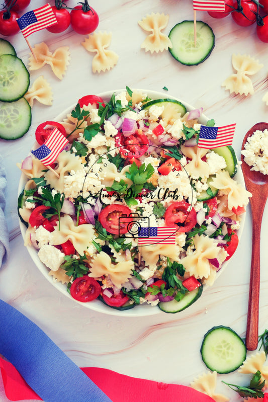 Fourth of July Pasta Salad PLR set