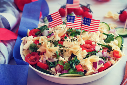 Fourth of July Pasta Salad PLR set