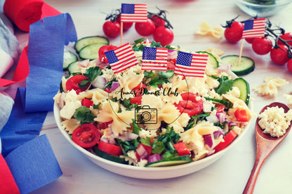 Fourth of July Pasta Salad PLR set