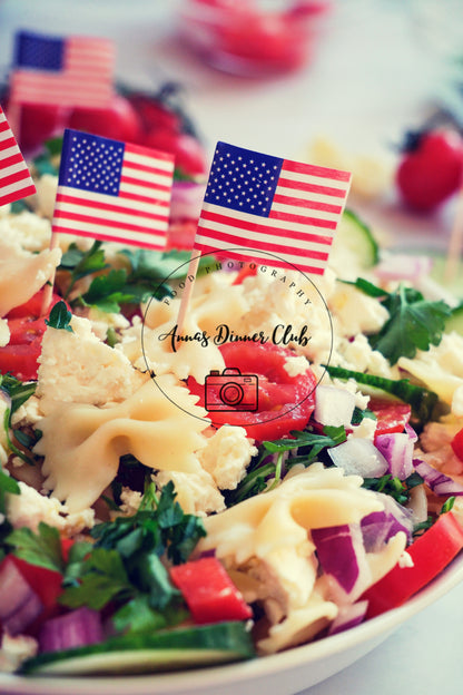 Fourth of July Pasta Salad PLR set