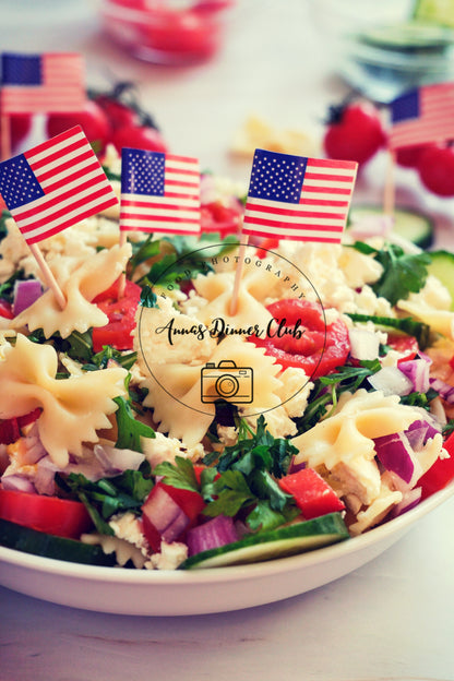 Fourth of July Pasta Salad PLR set