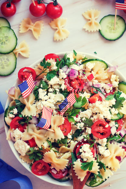 Fourth of July Pasta Salad PLR set