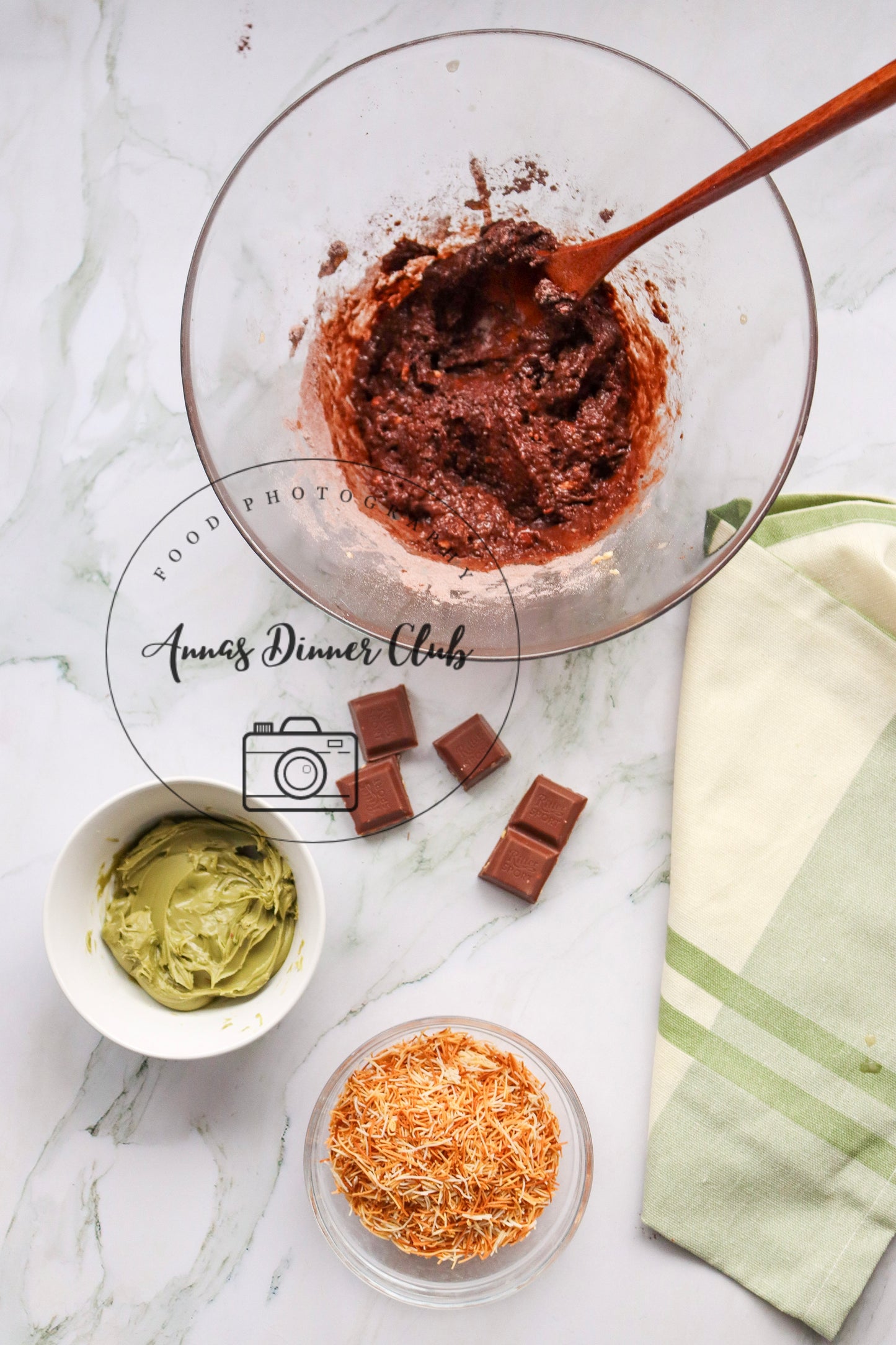 Valentine Dubai chocolate cookies for two  - PLR set