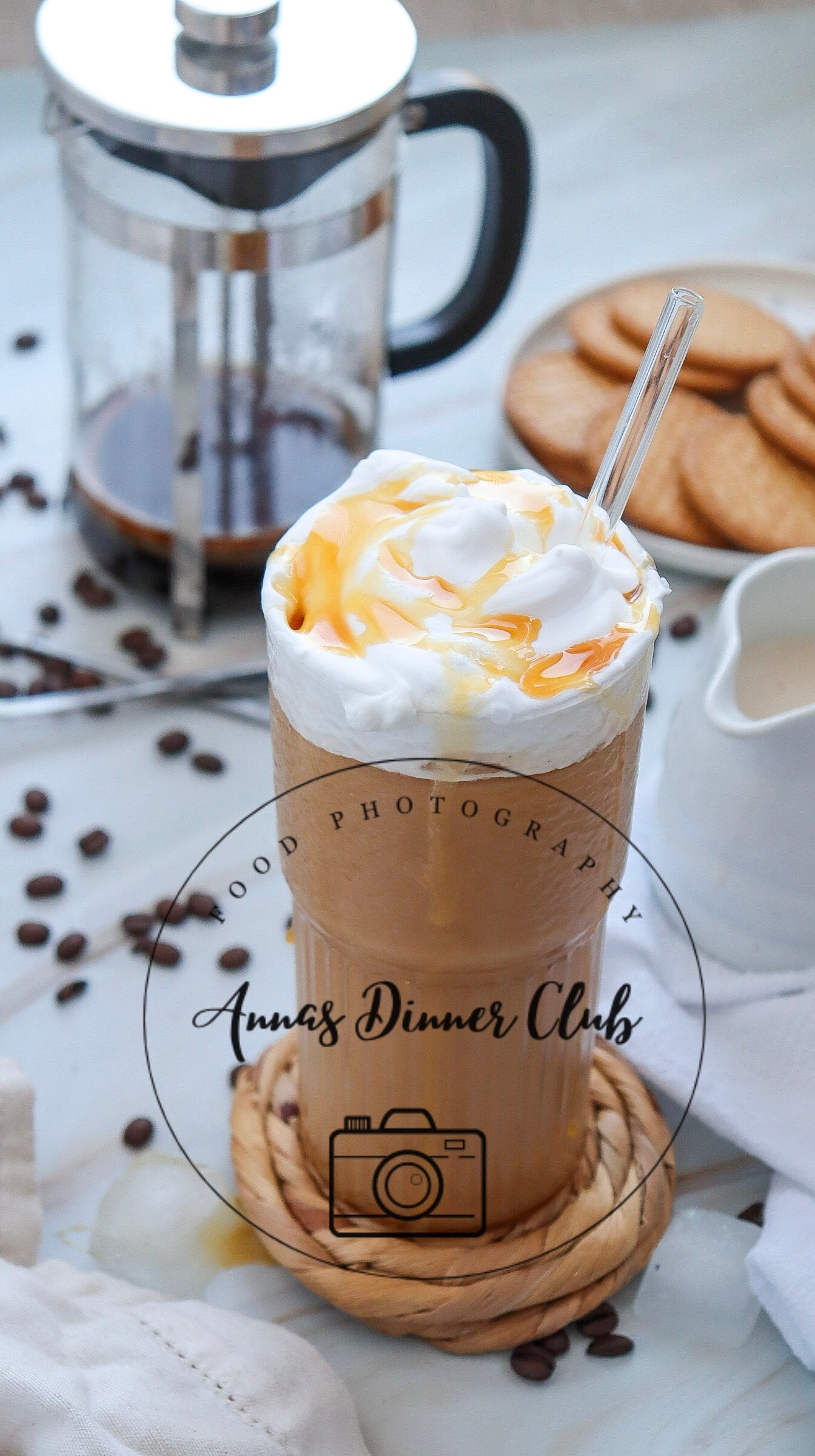 Caramel Iced Coffee Starbucks Inspired healthy version- PLR SET