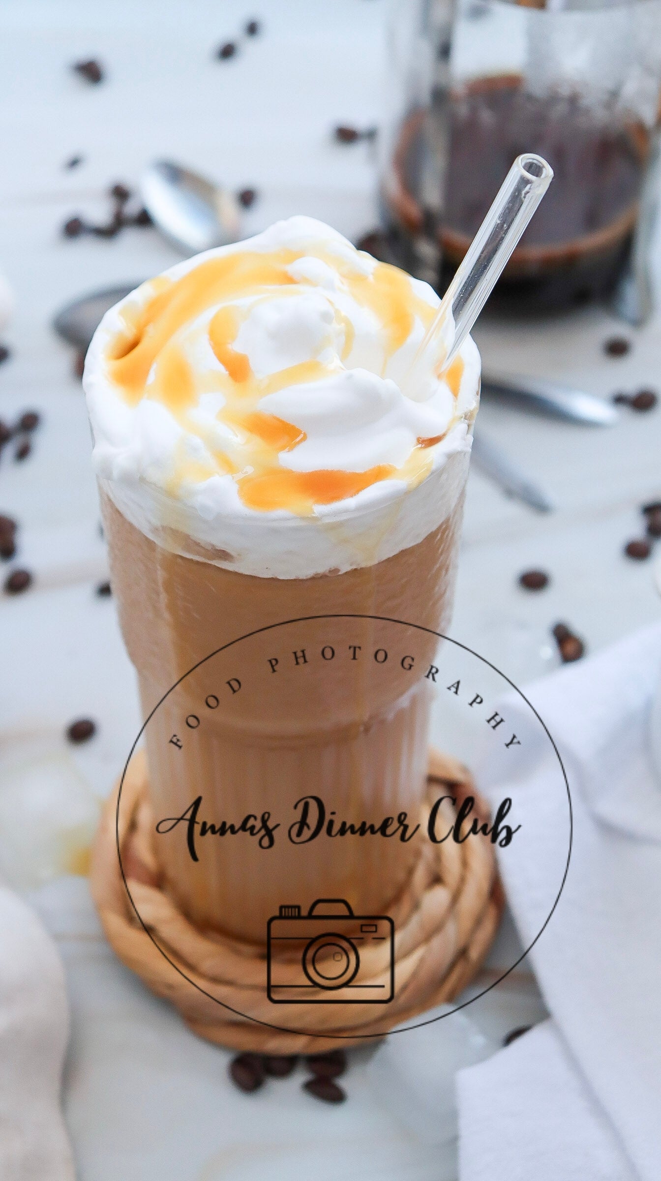 Caramel Iced Coffee Starbucks Inspired healthy version- PLR SET