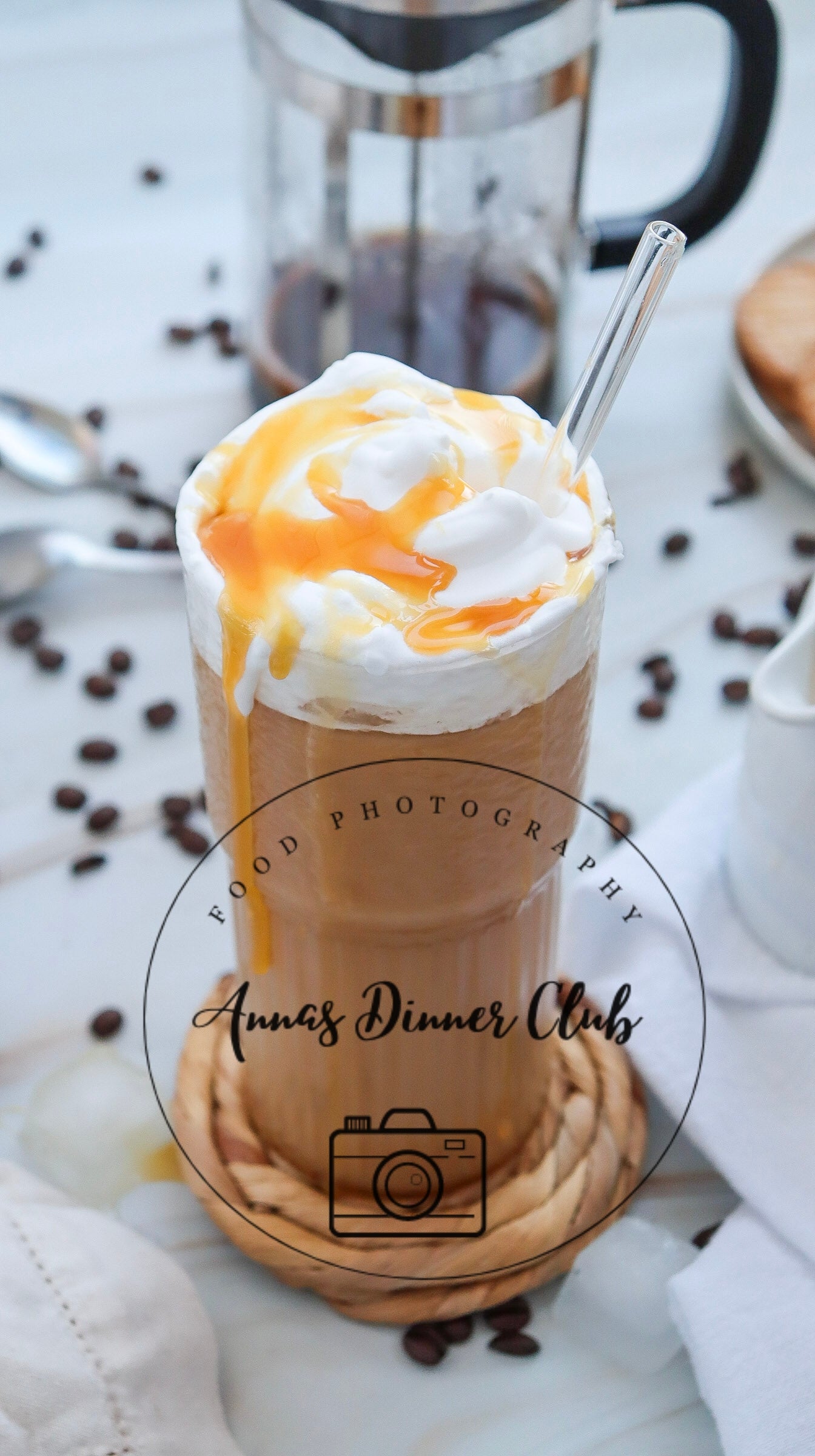 Caramel Iced Coffee Starbucks Inspired healthy version- PLR SET