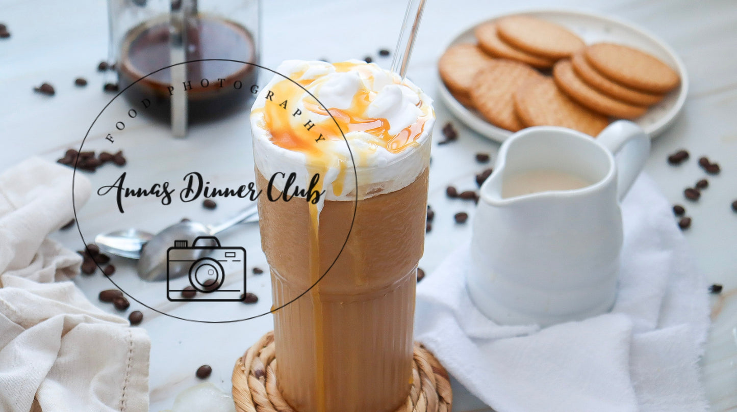 Caramel Iced Coffee Starbucks Inspired healthy version- PLR SET