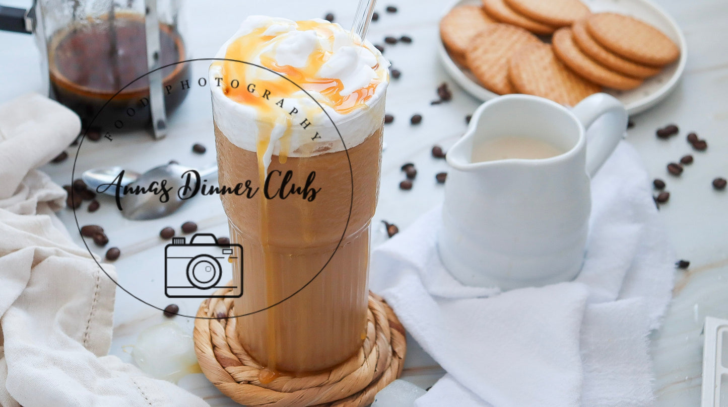 Caramel Iced Coffee Starbucks Inspired healthy version- PLR SET