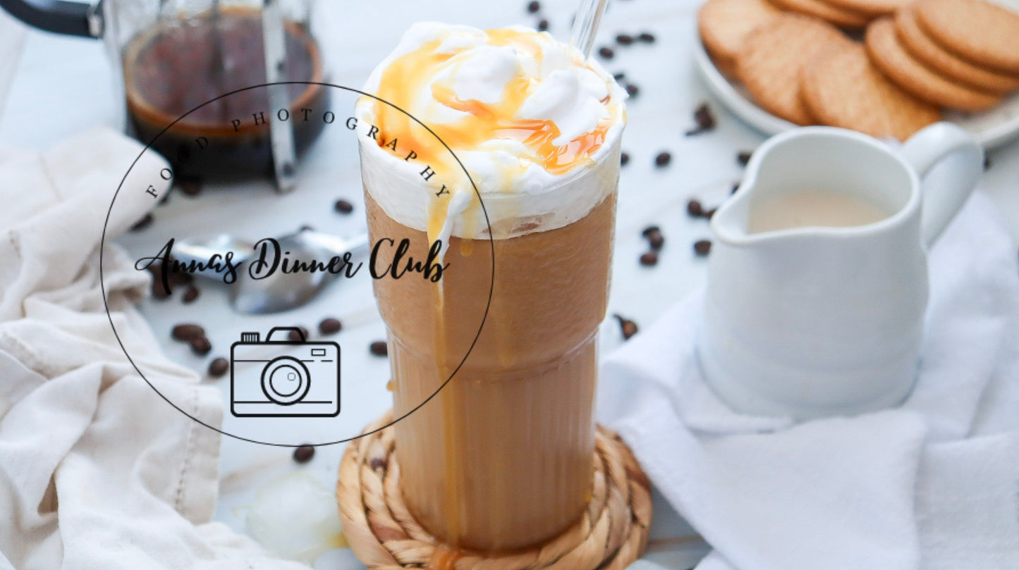 Caramel Iced Coffee Starbucks Inspired healthy version- PLR SET