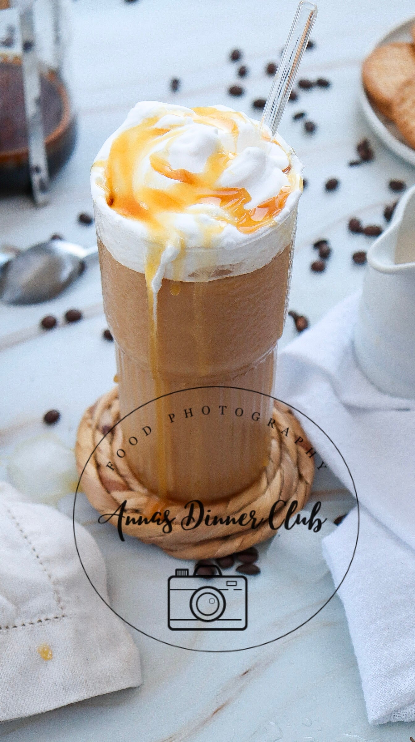 Caramel Iced Coffee Starbucks Inspired healthy version- PLR SET