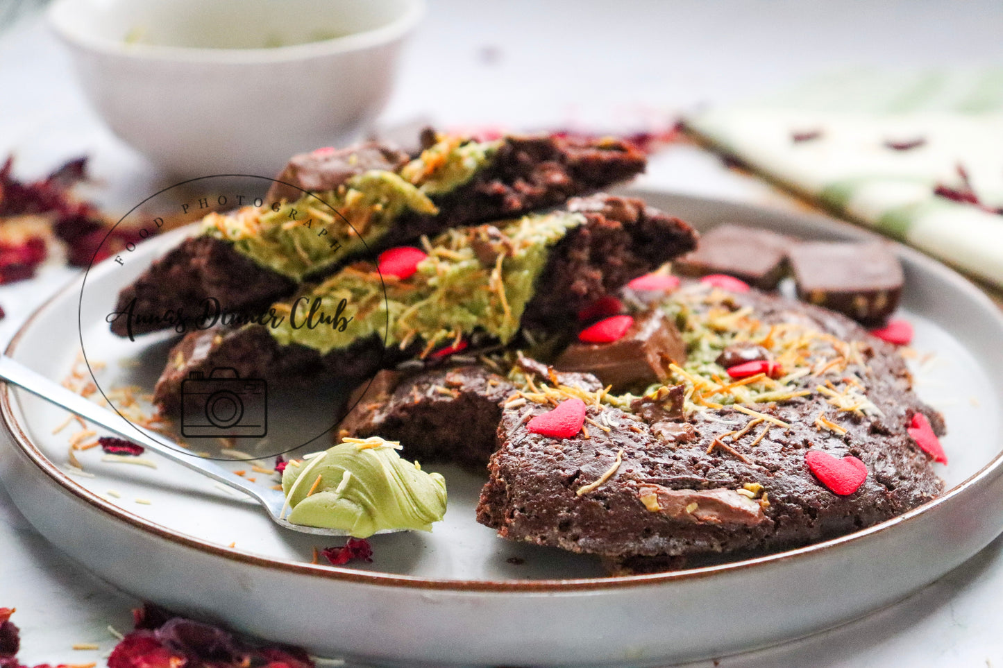 Valentine Dubai chocolate cookies for two  - PLR set