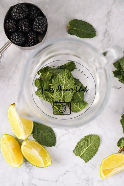 Blackberry Mojito Mocktail PLR set