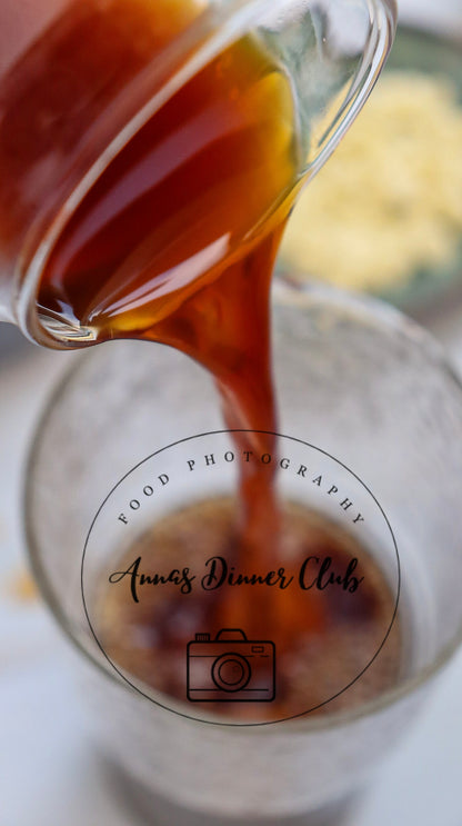 Iced white chocolate Mocha with homemade syrup- Starbucks Inspired- PLR SET