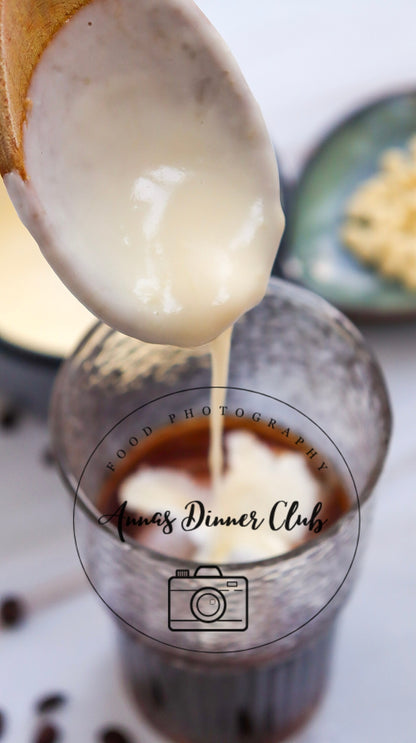 Iced white chocolate Mocha with homemade syrup- Starbucks Inspired- PLR SET