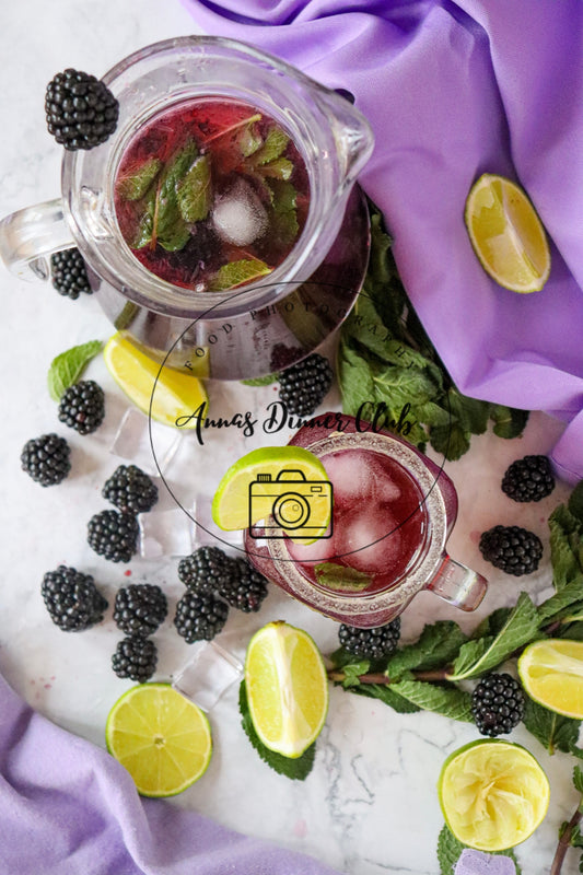 Blackberry Mojito Mocktail PLR set