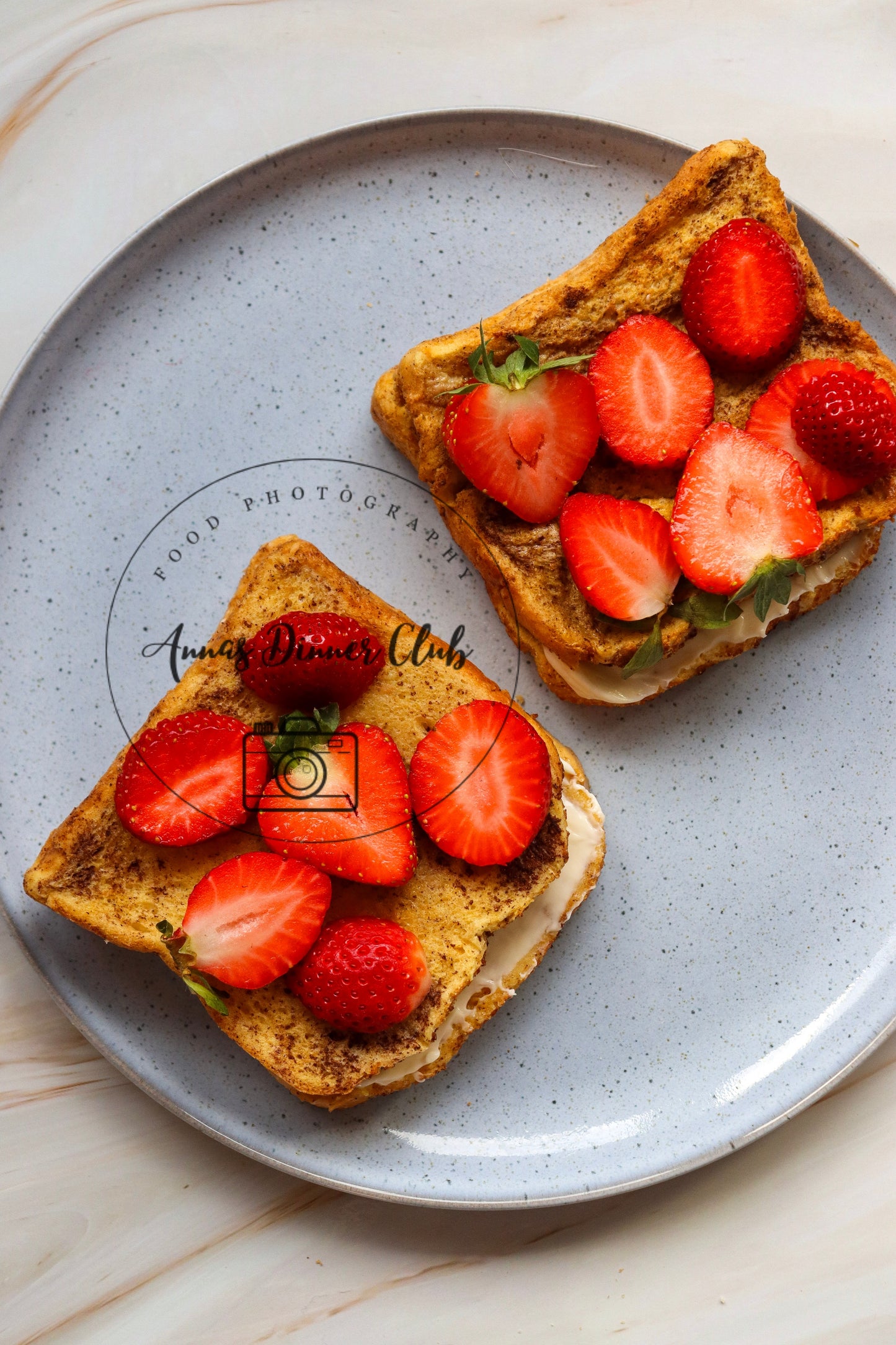 Cream Cheese Strawberry Valentine's Sandwich - PLR set