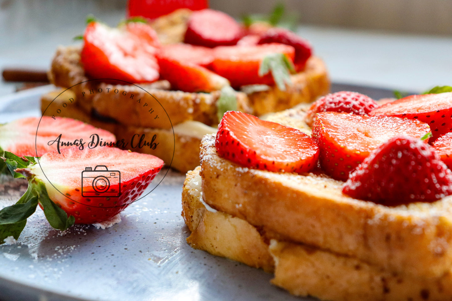 Cream Cheese Strawberry Valentine's Sandwich - PLR set