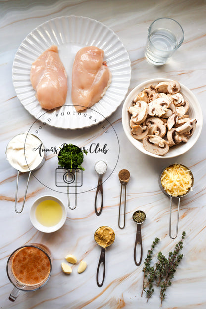 Marry me mushroom sauce chicken - PLR set