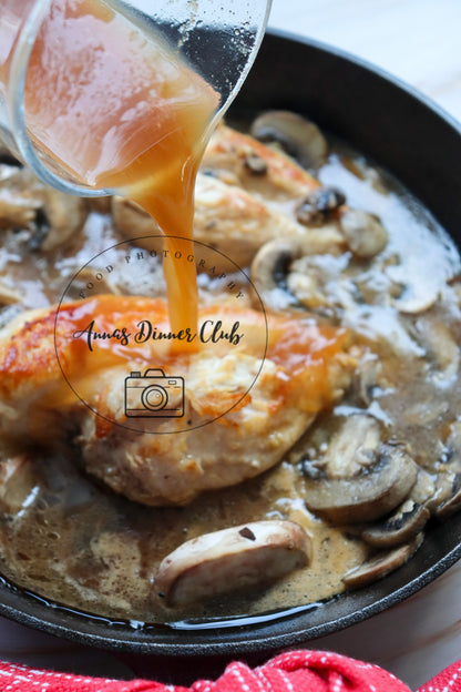 Marry me mushroom sauce chicken - PLR set