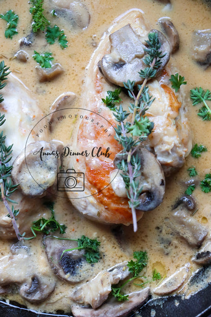 Marry me mushroom sauce chicken - PLR set