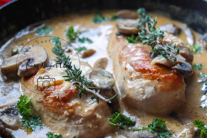 Marry me mushroom sauce chicken - PLR set
